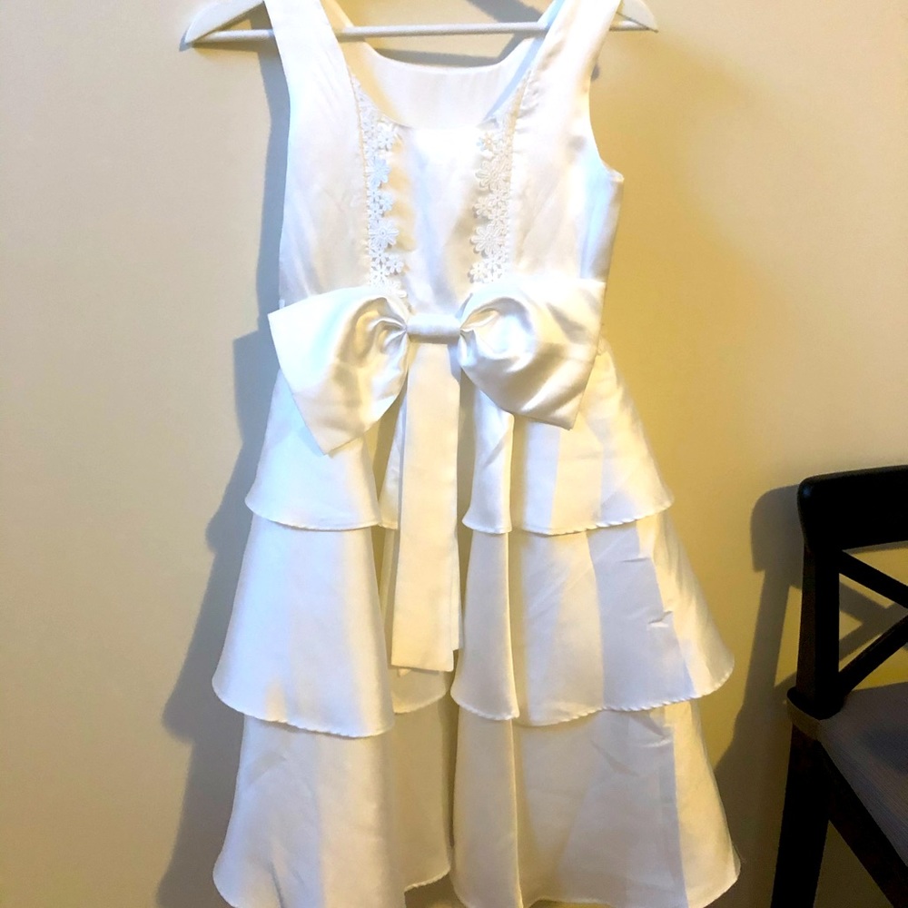 Girls Formal White Dress